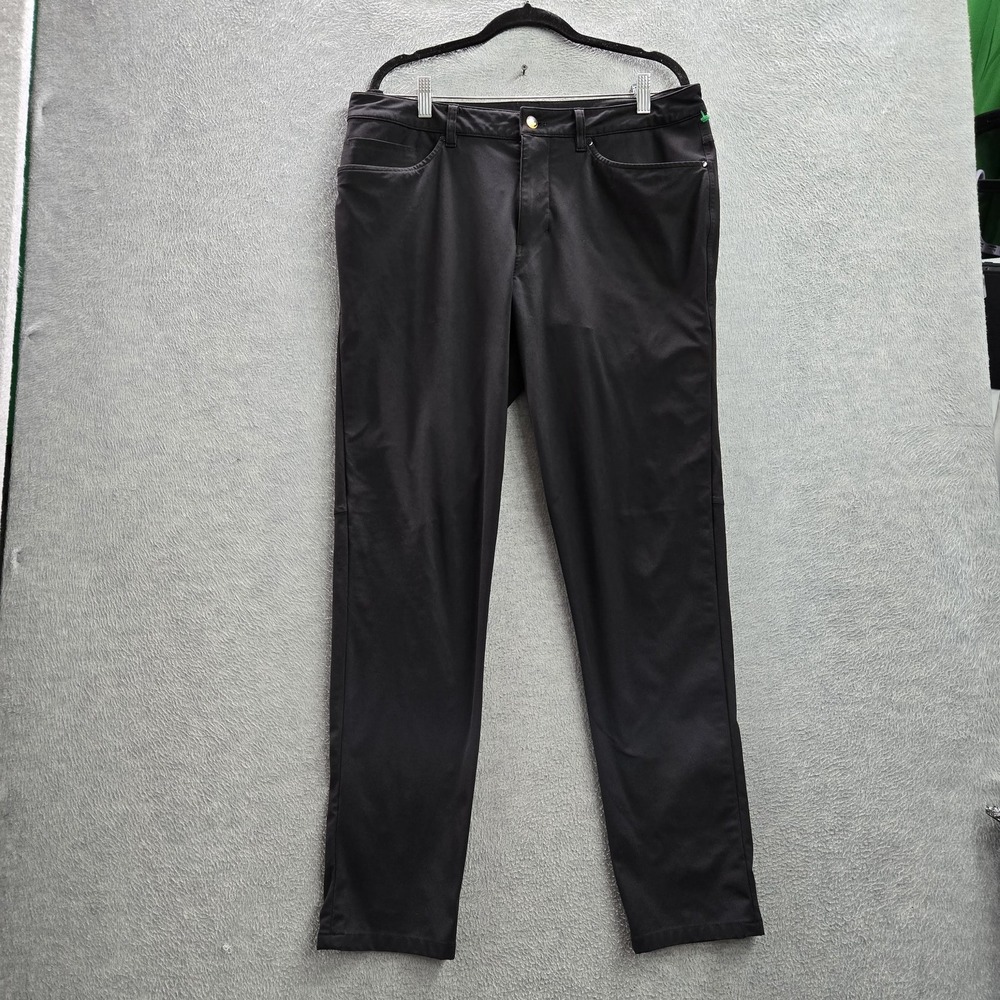 Lululemon Men Pants 34 Black ABC Slim Fit 5 Pocket Warpstreme 31"
